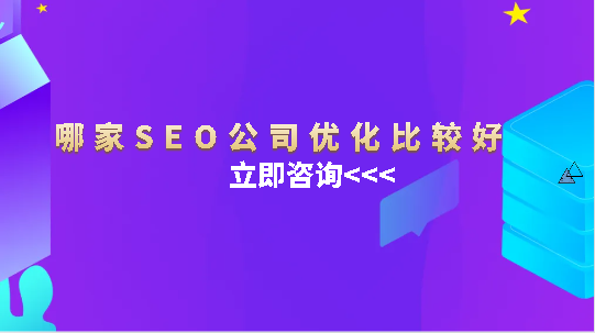 哪家SEO公司優化比較好
