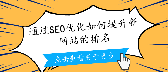 通過SEO優化如何提升新網站的排名